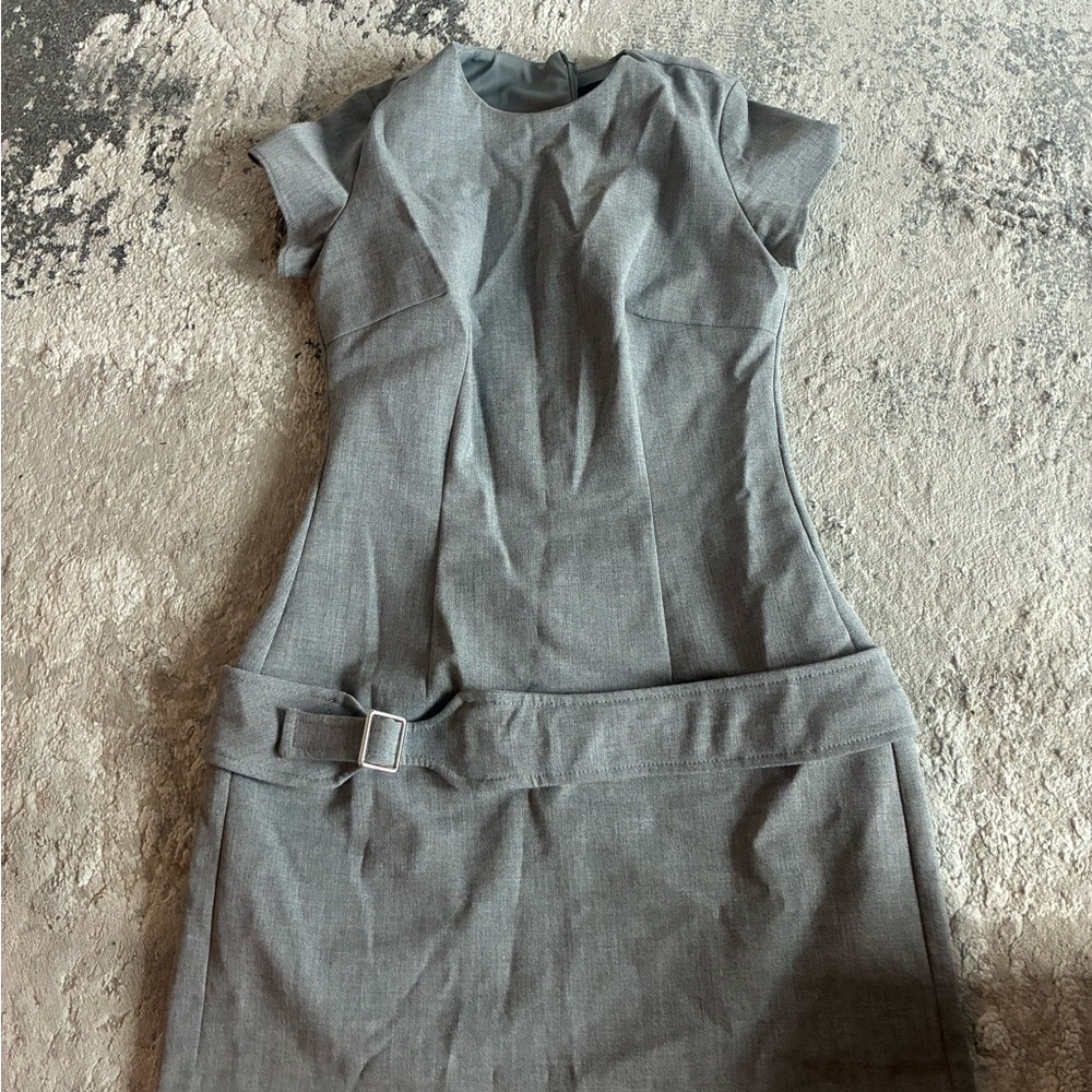 Elegant Gray Women's Dress